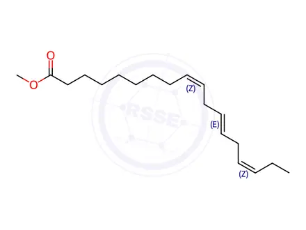 Chemical structure of Methyl 9Z,12E,15Z_X005F_X0002_Octadecatrienoate