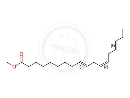 Chemical structure of Methyl 9E,12Z,15E-Octadecatrienoate