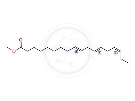 Chemical structure of Methyl (9E,12E,15Z)-Octatrienoate
