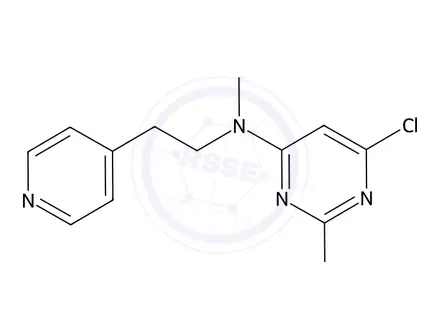 Chemical structure of 6-Chloro-n4-methyl-n4-(2-(pyridin-4-yl)ethyl)pyrimidine-2,4-diamine