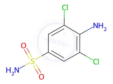 Chemical structure of 3,5-Dichlorosulfanilamide
