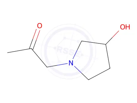 Chemical structure of 1-(3-Hydroxypyrrolidin-1-yl)propan-2-one