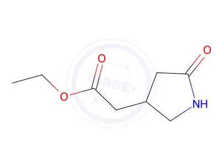 Chemical structure of ethyl 2-(5-oxopyrrolidin-3-yl)acetate