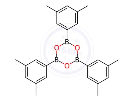 Chemical structure of 2,4,6-TRIS(3,5-DIMETHYLPHENYL)BOROXIN
