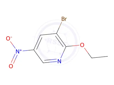 Chemical structure of 3-Bromo-2-ethoxy-5-nitropyridine