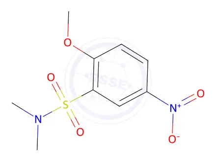 Chemical structure of 2-Methoxy-N,N-dimethyl-5-nitrobenzenesulfonamide