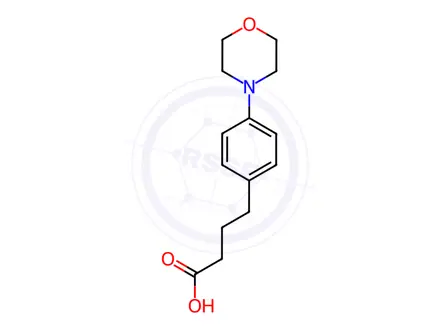 Chemical structure of 4-(4-Morpholinophenyl)butanoic acid