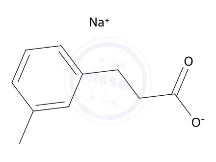 Chemical structure of Sodium 3-(m-tolyl)propanoate