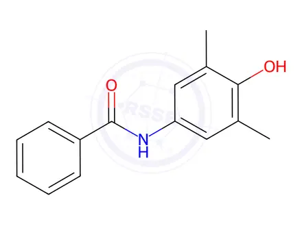 Chemical structure of N-(4-Hydroxy-3,5-dimethylphenyl)benzamide