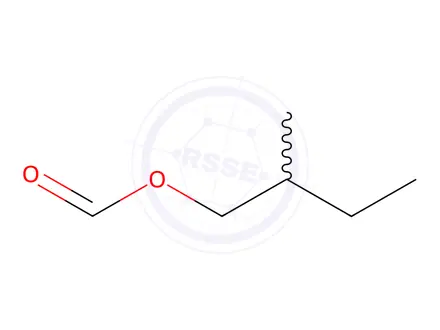 Chemical structure of 2-methylbutyl formate