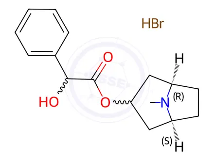 Chemical structure of Homatropine Hydrobromide