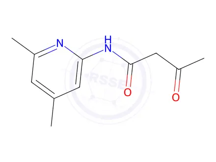 Chemical structure of N-(4,6-DIMETHYL-2-PYRIDINYL)-3-OXOBUTANAMIDE