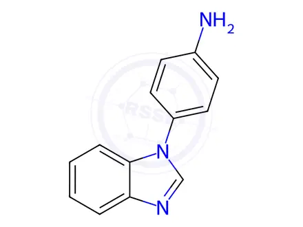 Chemical structure of 4-(1H-BENZIMIDAZOL-1-YL)ANILINE