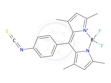 Chemical structure of Bodipy Isothiocyanate