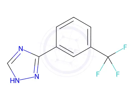 Chemical structure of 3-(3-(Trifluoromethyl)phenyl)-1H-1,2,4-triazole