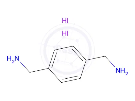 Chemical structure of C6H4(CH2NH3I)2 (PhDMADI)