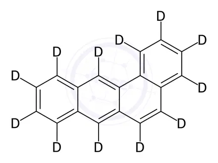 Chemical structure of Benz(a)anthracene-d12