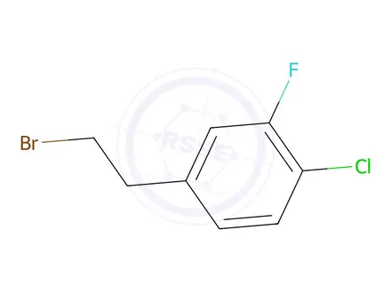 Chemical structure of 4-(2-Bromoethyl)-1-chloro-2-fluorobenzene