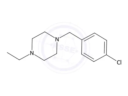 Chemical structure of 1-(4-Chlorobenzyl)-4-ethylpiperazine