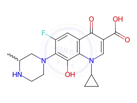Chemical structure of Gatifloxacin USP Impurity A