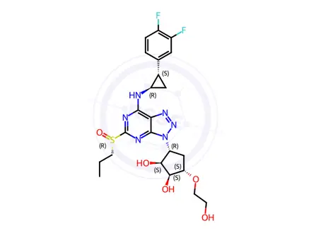 Chemical structure of Ticagrelor Impurity 530