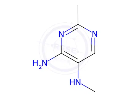Chemical structure of 4-amino-5-aminomethyl-2-mehtyl pyrimidine