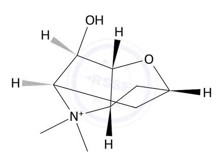 Chemical structure of Tiotropium Bromide Impurity 8 Monomer (Tiotropium Bromide Monohydrate EP Impurity H) (Mixture of Enantiomers)