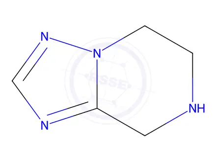 Chemical structure of 5,6,7,8-Tetrahydro-(1,2,4)triazolo(1,5-a)pyrazine