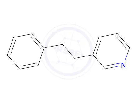 Chemical structure of 3-(2-Phenylethyl)pyridine