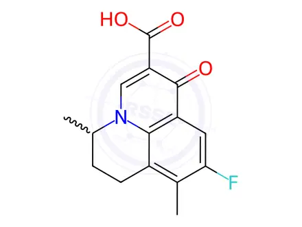 Chemical structure of Ibafloxacine