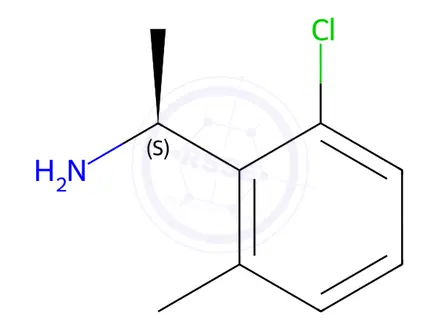 Chemical structure of (1S)-1-(6-CHLORO-2-METHYLPHENYL)ETHYLAMINE