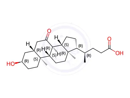 Chemical structure of Chenodeoxycholic Acid Impurity 26