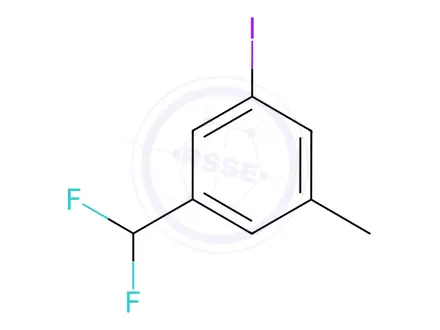 Chemical structure of 1-(Difluoromethyl)-3-iodo-5-methylbenzene