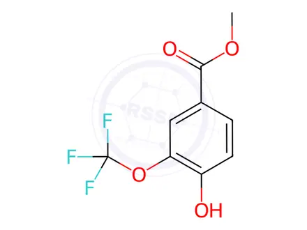Chemical structure of Methyl 4-hydroxy-3-(trifluoromethoxy)benzoate