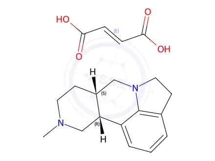 Chemical structure of SDZ SER 082 Fumarate