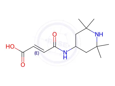 Chemical structure of 4-Oxo-4-[(2,2,6,6-tetramethyl-4-piperidinyl)amino]-2-butenoic Acid