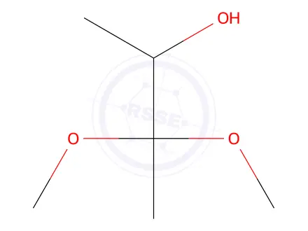 Chemical structure of 3,3-dimethoxybutan-2-ol