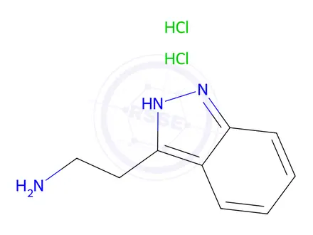 Chemical structure of 2-(1H-Indazol-3-yl)ethanamine dihydrochloride