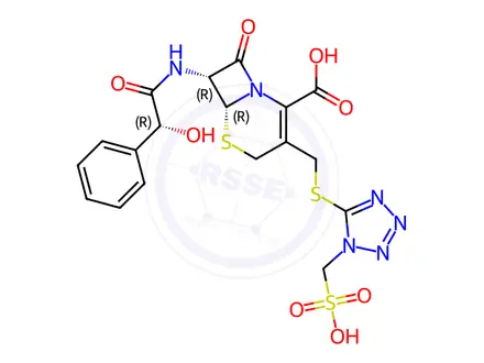 Chemical structure of Cefonicid