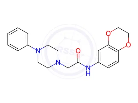 Chemical structure of N-(2,3-dihydrobenzo[b][1,4]dioxin-6-yl)-2-(4-phenylpiperazin-1-yl)acetamide