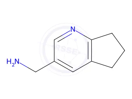 Chemical structure of (6,7-Dihydro-5H-cyclopenta[b]pyridin-3-ylmethyl)amine Dihydrochloride