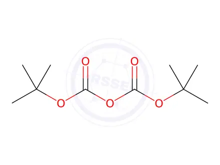Chemical structure of Di-tert-butyl dicarbonate