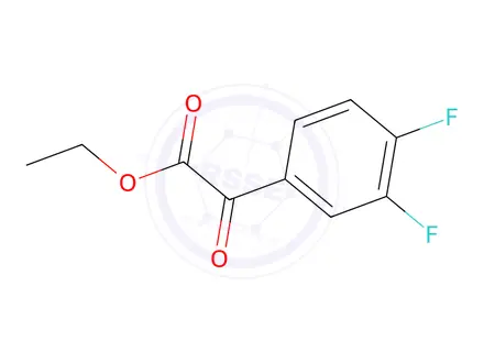 Chemical structure of Ethyl 2-(3,4-difluorophenyl)-2-oxoacetate