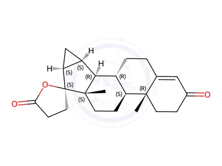 Chemical structure of 6,7-Demethylene Drospirenone
