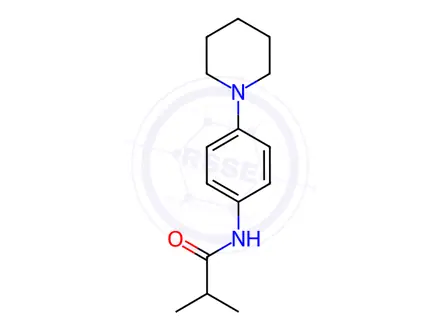 Chemical structure of n-(4-(Piperidin-1-yl)phenyl)isobutyramide