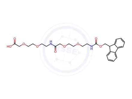Chemical structure of Fmoc-AEEA-AEEA