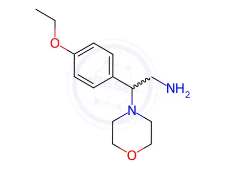 Chemical structure of 2-(4-Ethoxy-phenyl)-2-morpholin-4-yl-ethylamine