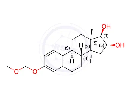 Chemical structure of Estriol Impurity 43