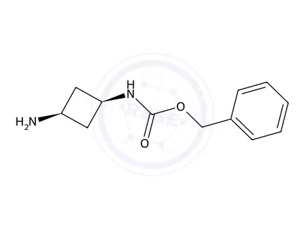 Chemical structure of Benzyl ((1s,3s)-3-aminocyclobutyl)carbamate