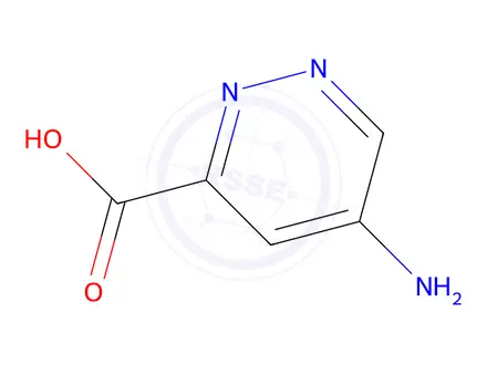 Chemical structure of 5-Aminopyridazine-3-carboxylic Acid